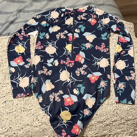 NWT Roxy One Piece Rashguard Swimsuit - Picture 8 of 9